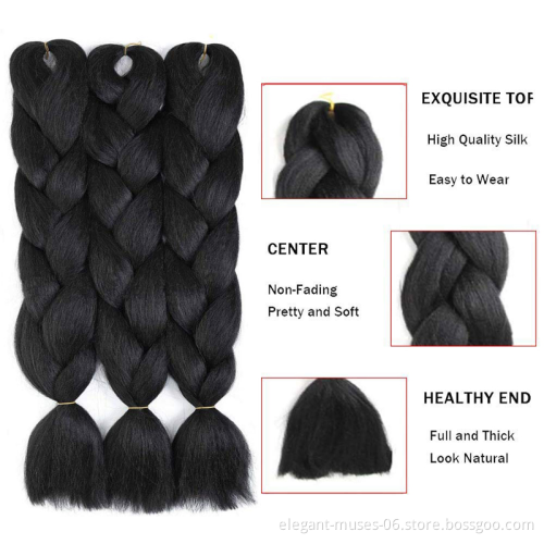 Free Sample expression pre stretched braiding hair x pression braiding hair x pression jumbo hair braid